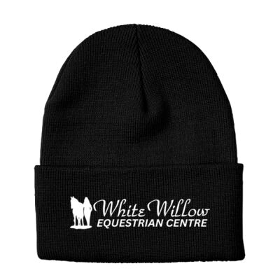 Embroidered Knit Cuff Toque Thumbnail